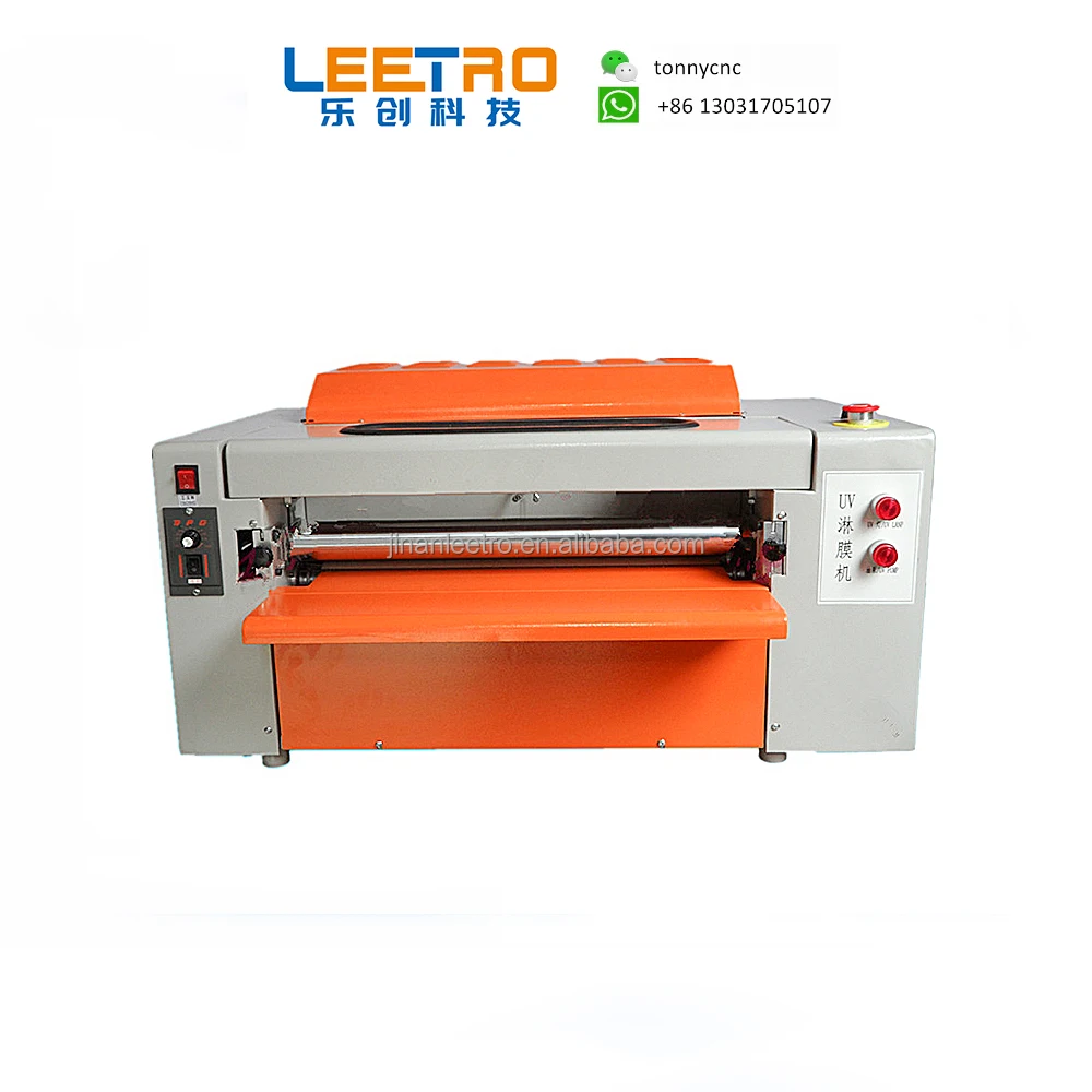 GS-D650 desktop UV coating machine China mini uv varnish photo paper coating machine