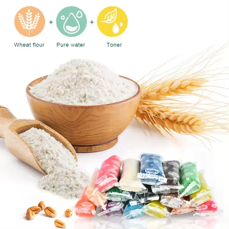 Akiaco Non Toxic Plasticine Children Play Toys Soft Playdough Modeling Clay Kit For Kids