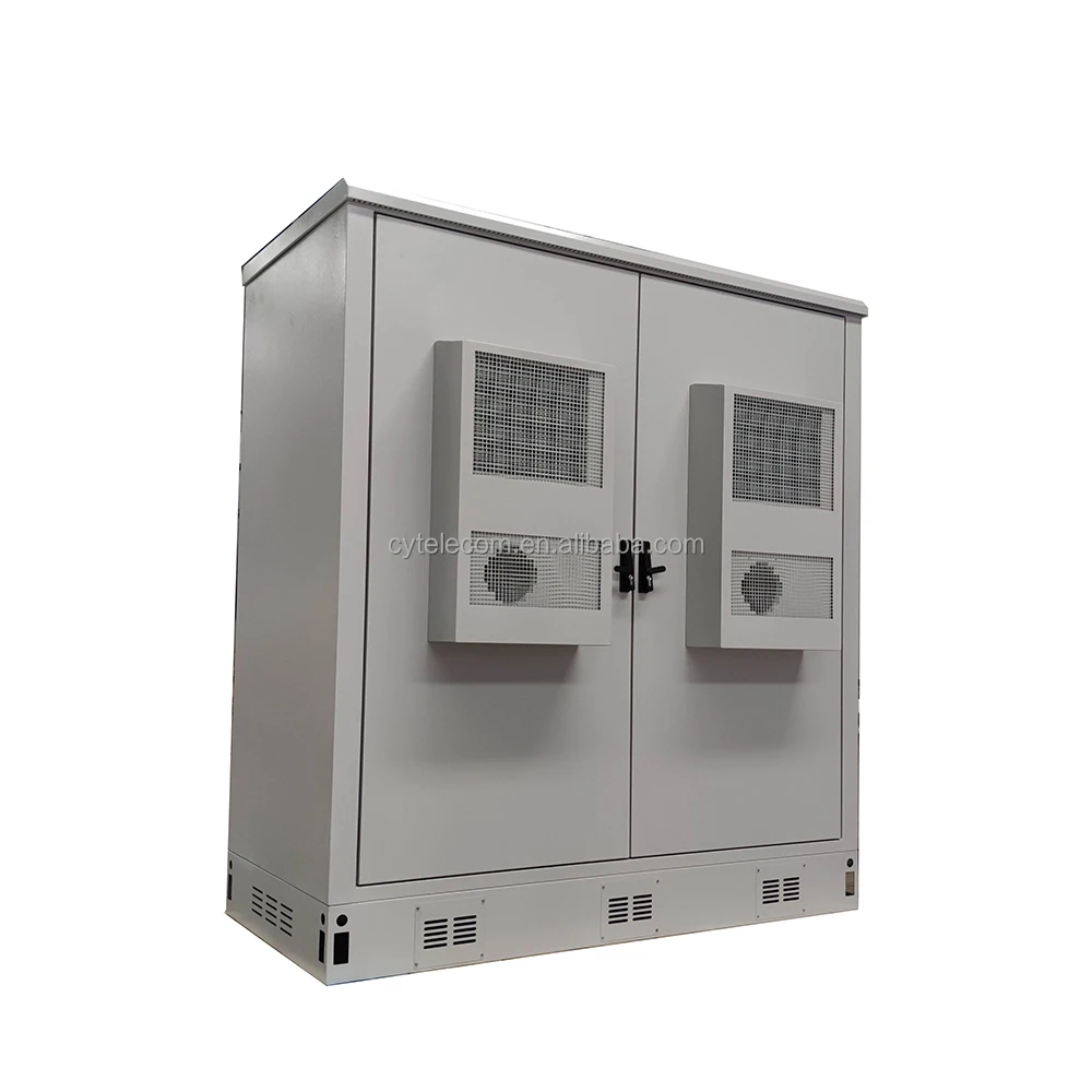 Manufacturer Outdoor Telecom cabinet 30U 42U Waterproof Telecom Equipment outdoor battery cabinet IP65 IP55