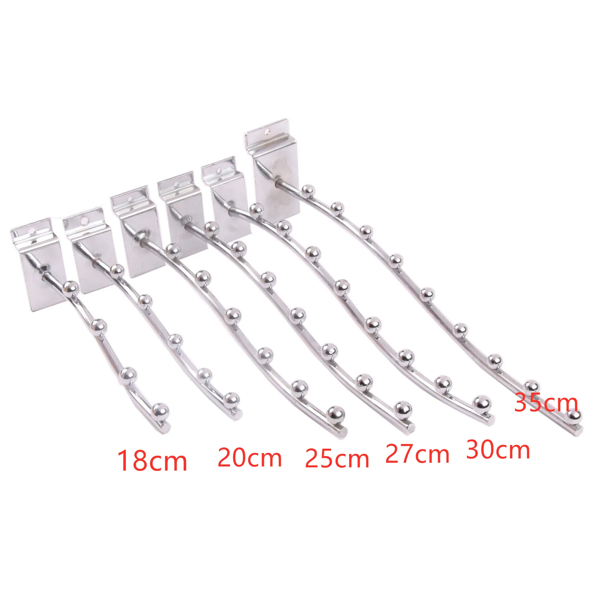 China Supplies Metal Steel Plastic Retail Display Hooks Hanger Metal Slatwall Hook Supplier Cardboard Waterfall Hook