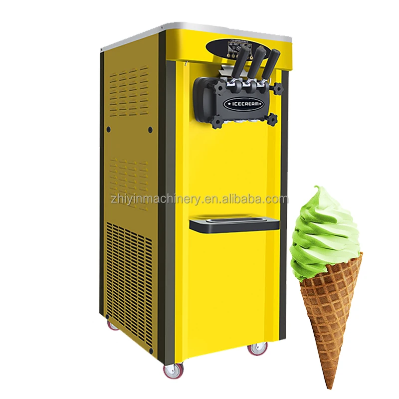 Commercial Ice Cream Maker Automatic Miken Soft Serve Ice Cream Machine Ice Cream Making Machine