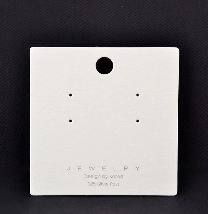 Лидер продаж, корейские витрины для ювелирных изделий на заказ, витрина для ювелирных изделий, кольцо, ожерелье, гвоздик, Упаковочная карта для ювелирных изделий