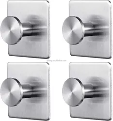 Wall Hooks Hanger Anti-Skid Heavy Duty Stick On Shower Hooks for Hanging Bathroom Home Kitchen Office Door