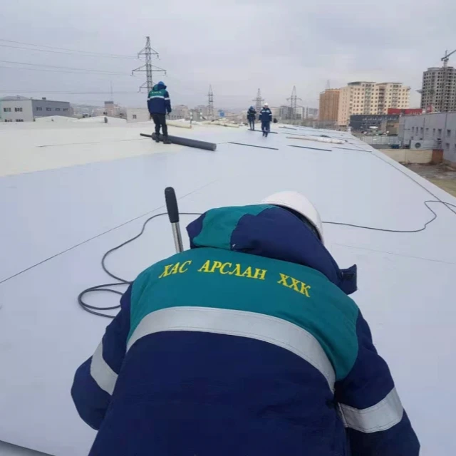 Термопластичная Полиолефиновая гидроизоляционная мембрана строительная самоклеящаяся