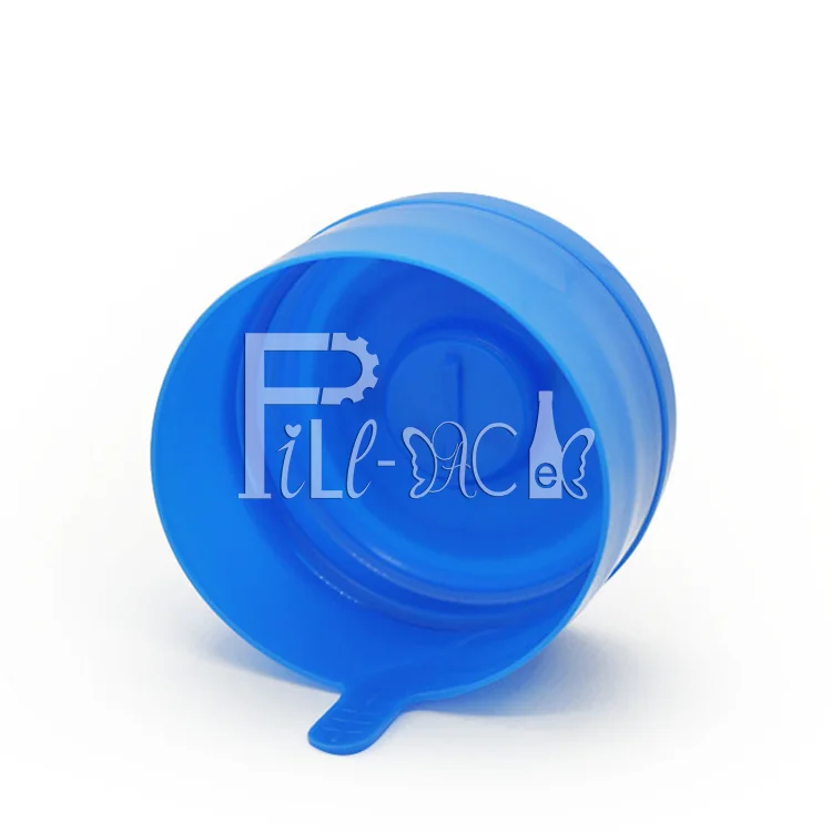 1 Piece Pressing Plastic Jar Lid 5 Gallon 20 Liters Mineral Drinking Water Bottle Caps with customized labels