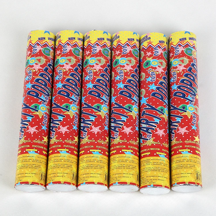 2023 new design  ECO-friendly wholesale confetti cannon party poppers confetti
