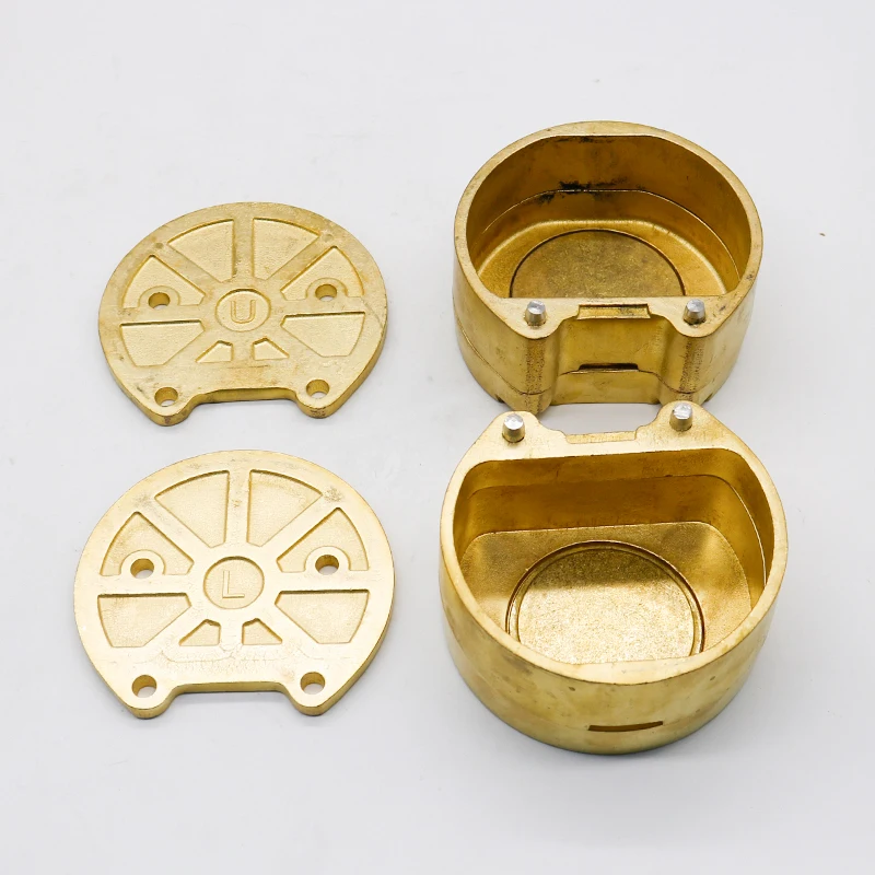 Dental Lab 2 Layers 2 Bronze Denture American Ejector Type Flasks Press Equipment