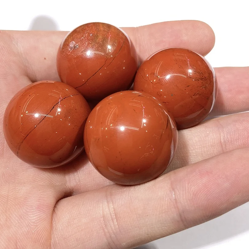 Оптовая продажа, натуральные рубиновые круглые кварцевые лечебные Хрустальные шарики для украшения