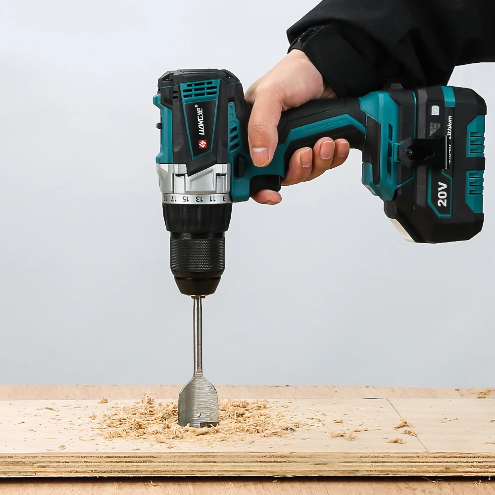 Cordless Electric Tools Handheld Power Drills Combi Drill Quick Change Drill 18V / 20V Lithuim Ion Battery Brushless Motor