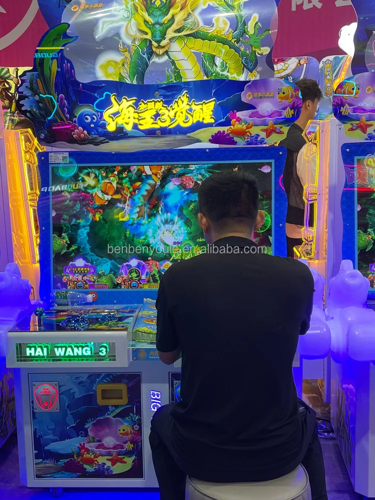 2024 Newest 2 Players Fishing Games Video Consoles Metal Fish Table OCEAN King 3 Fish Hunter Game Table