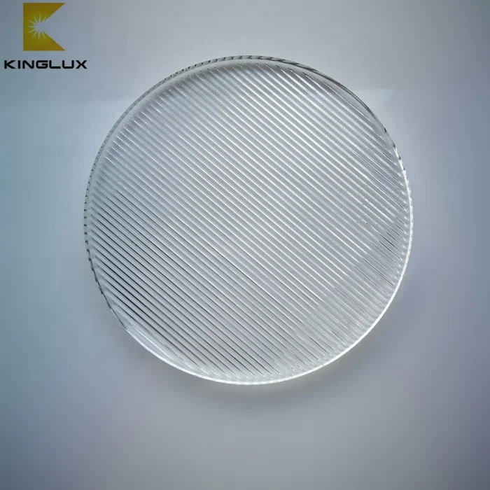 100mm diameter glass linear spread lens tailored for specific application