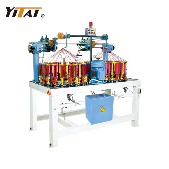 Yitai YTS 4/12 Cord Knitting Machine Two Color Shoelaces Braiding Machine