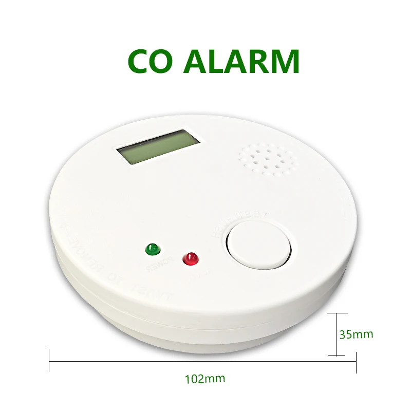 co alarm Carbon monoxide alarm household leakage chamber battery honeycomb bituminous coal gas co alarm