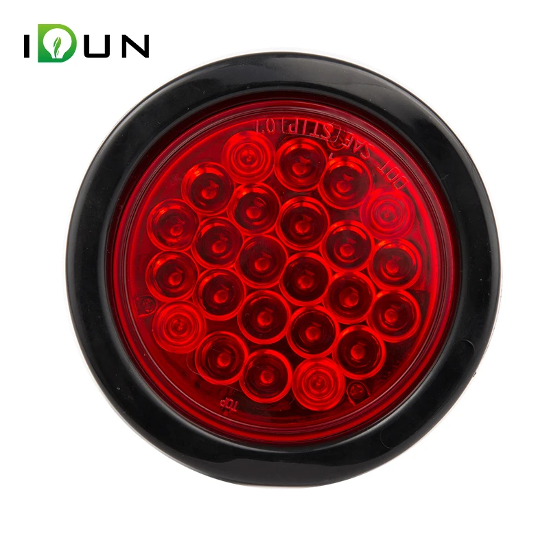 24 piranha leds  Truck Tail Light Car Warning Lights Rear Lamps Waterproof LED Taillights for Trailer Truck Boat DC 12V