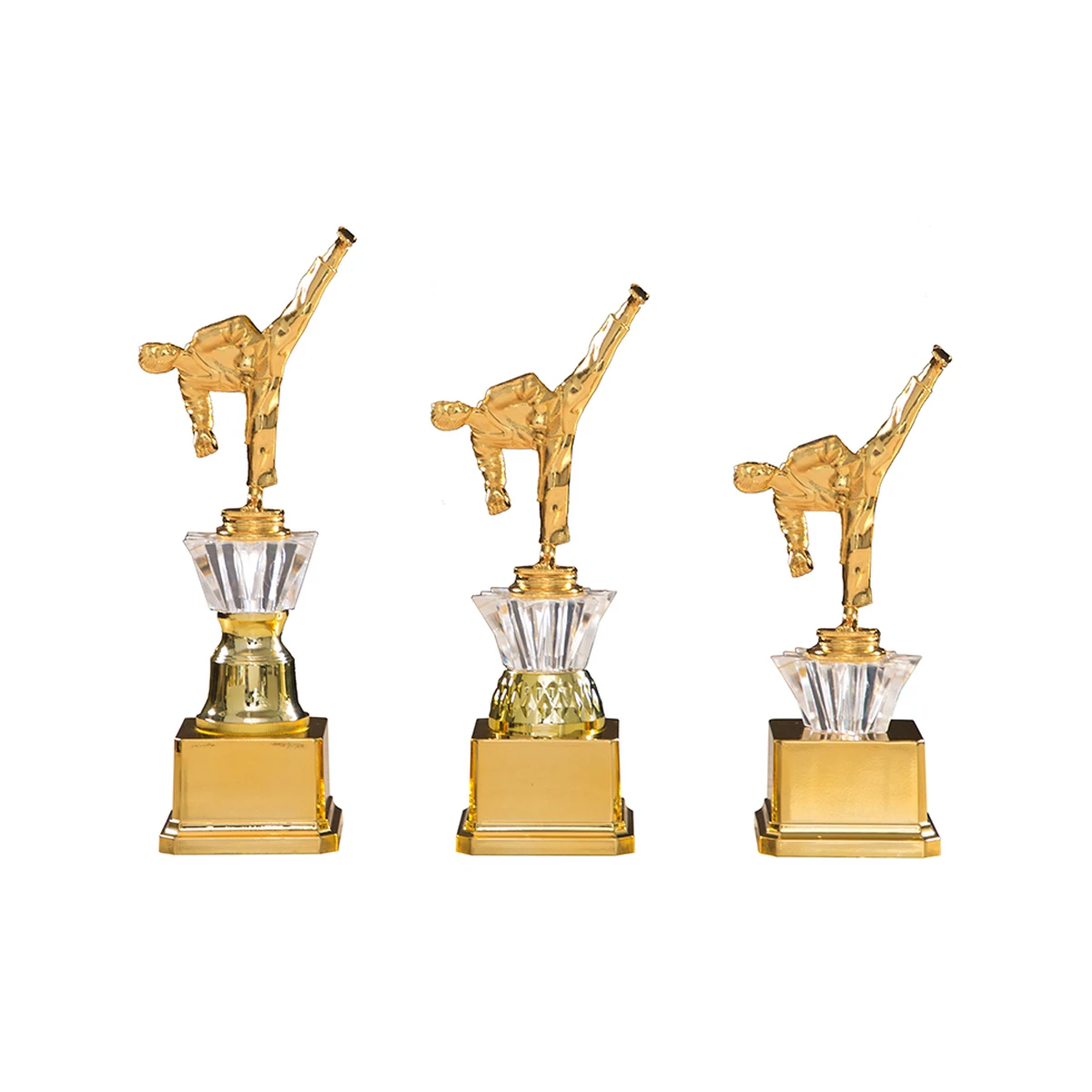 Elor High Quality Plastic Trophy Award As Prize Honor For Children Martial Art Kungfu Taekwondo Competition