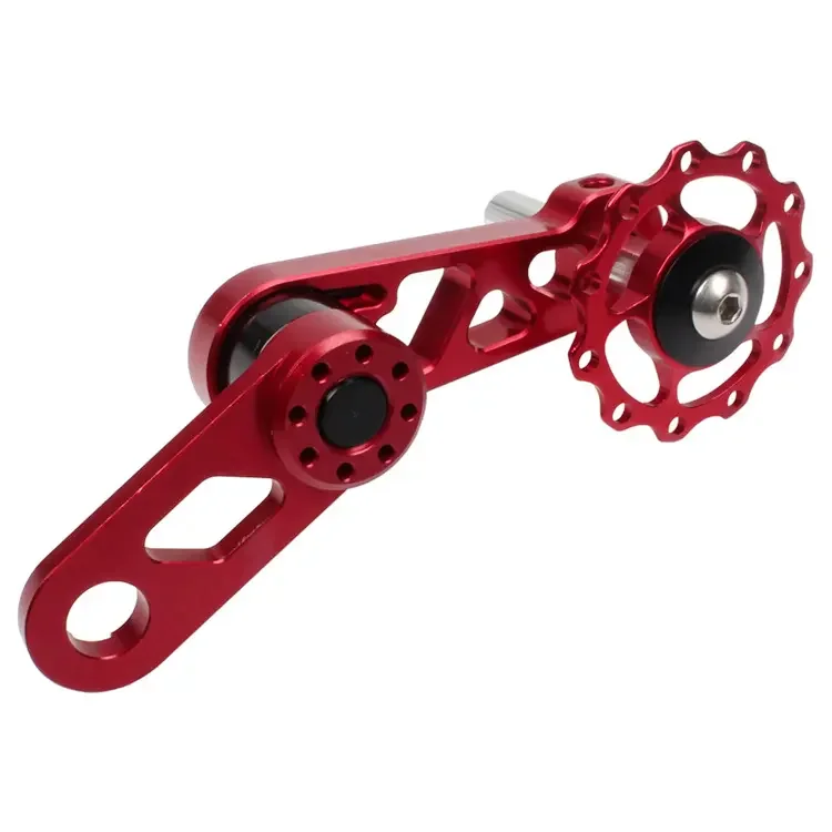 Wholesale High Quality BMX Bicycle Parts CNC Aluminium Customized Single Speed Chain Adjuster Tensioner