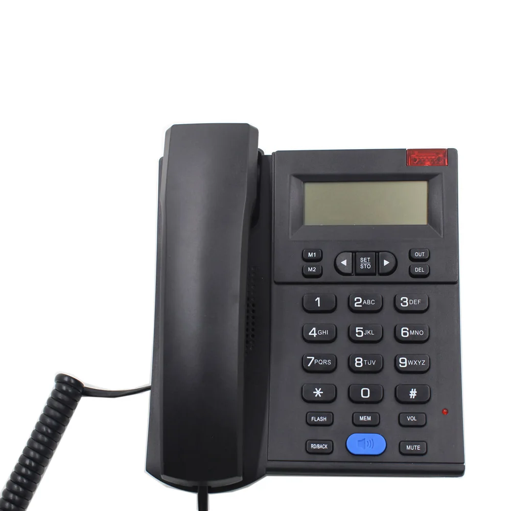 callr id telephone desktop corded landline telephone with backlight LCD display
