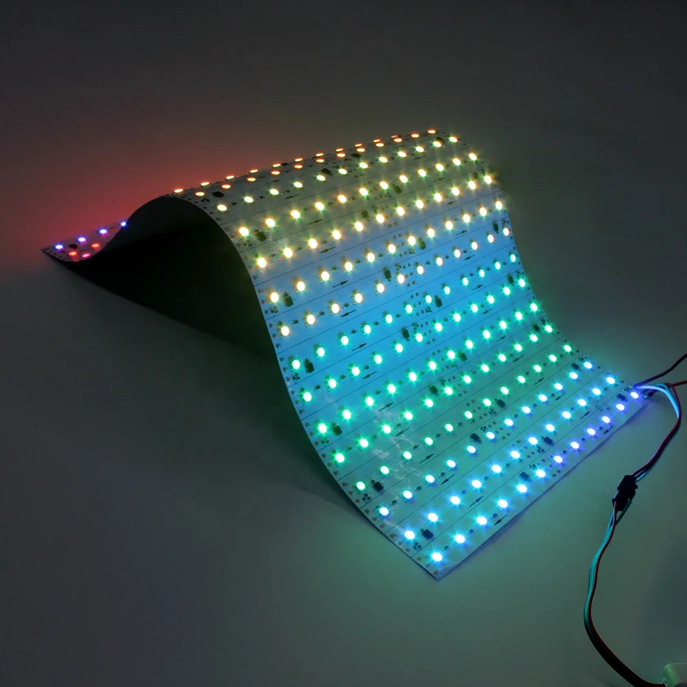 Factory Supply Good Quality Digital 5050 Magic Panel Flexible Backlight RGB color flexible led sheet