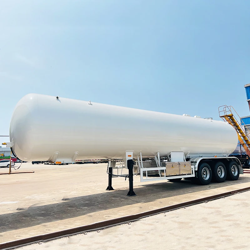60m3 LPG Gas Trailer Used 58000L Liquid Petroleum Gas Tanks Semi Trailer for LPG