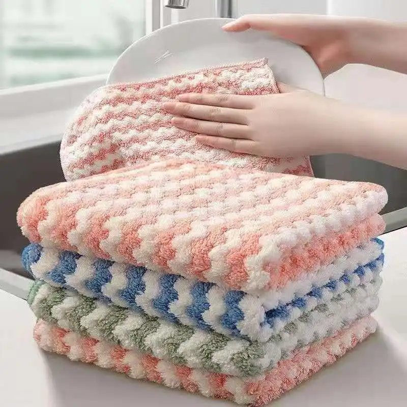cheap do strong household Coral wool cleaning rags