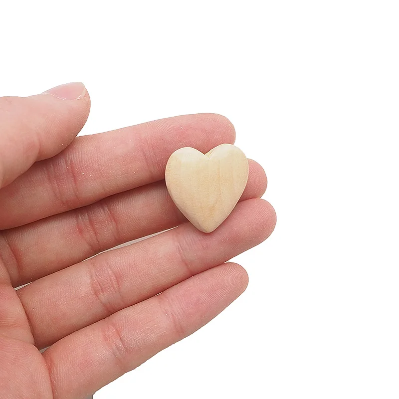 Wholesale baby pacifier dummy chain jewelry beech wooden heart bead