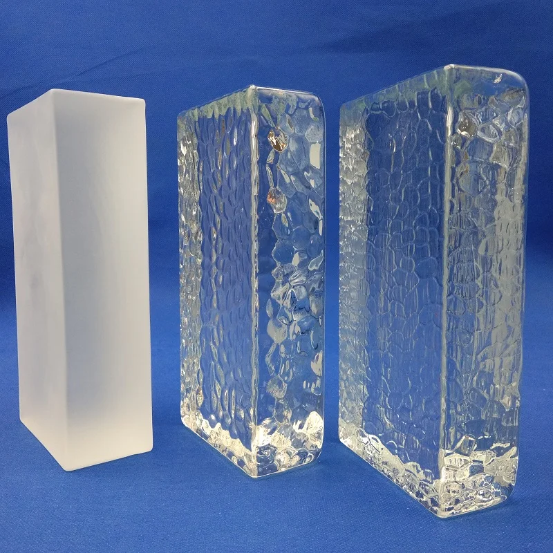 New Design Good Quality Wholesale Glass Blocks Crystal Clear Decorative Glass Bricks Of Partition Walls Building Glass