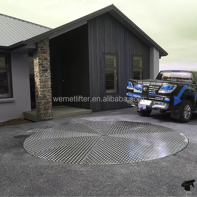 WEMET auto show revolving stage customized car rotating platform portable vehicle parking platform with CE