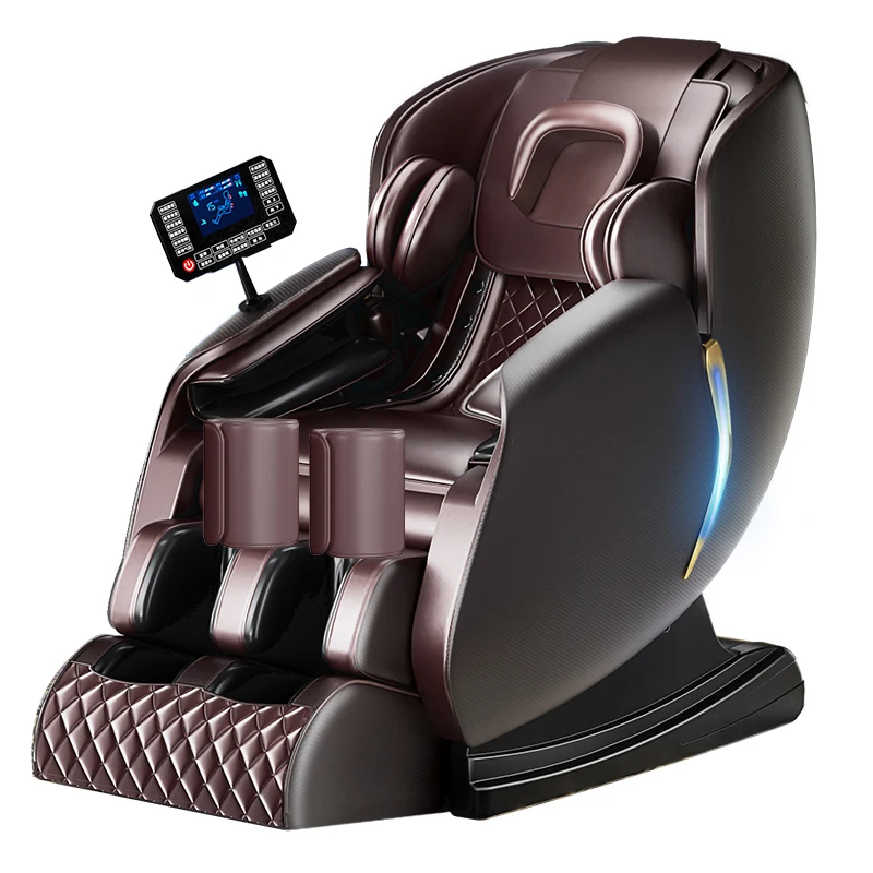 Leisure Home Use Relaxing 4D Zero Gravity Multi Modes Smart AI Voice Control Heat Foot Roller Scraping Massage Chair