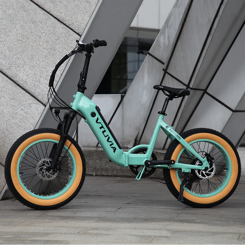 USA EU CA Warehouse 1000w ebike 6061 Aluminum Alloy electric folding bike 750 w fat tire with lithium battery