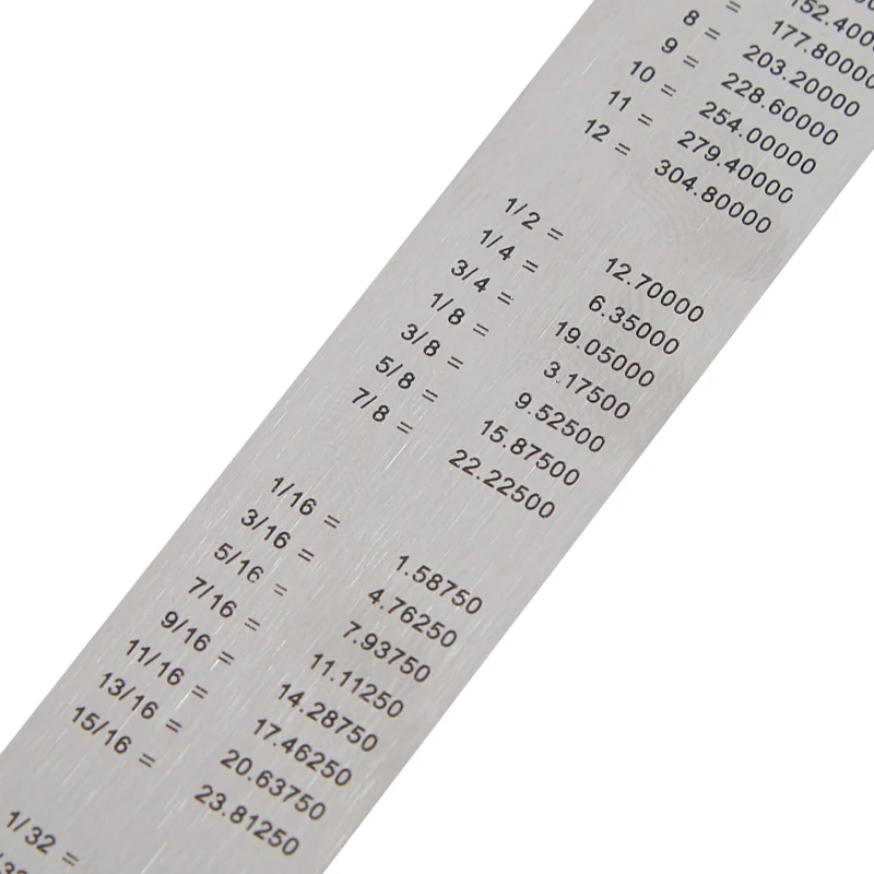 Baoke Straight Laser Etched Metal Ruler Custom Straight Steel Scale Ruler Drawing Multifunctional 20cm Metal Ruler