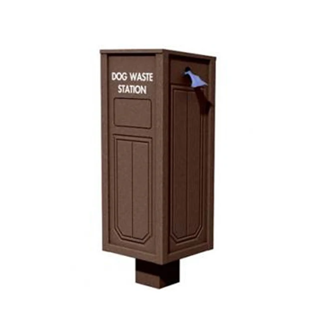 Factory Direct Customized Hot Sale Products Outdoor Dog Waste Bin Container Park Pet Waste Station with Roll Bags System