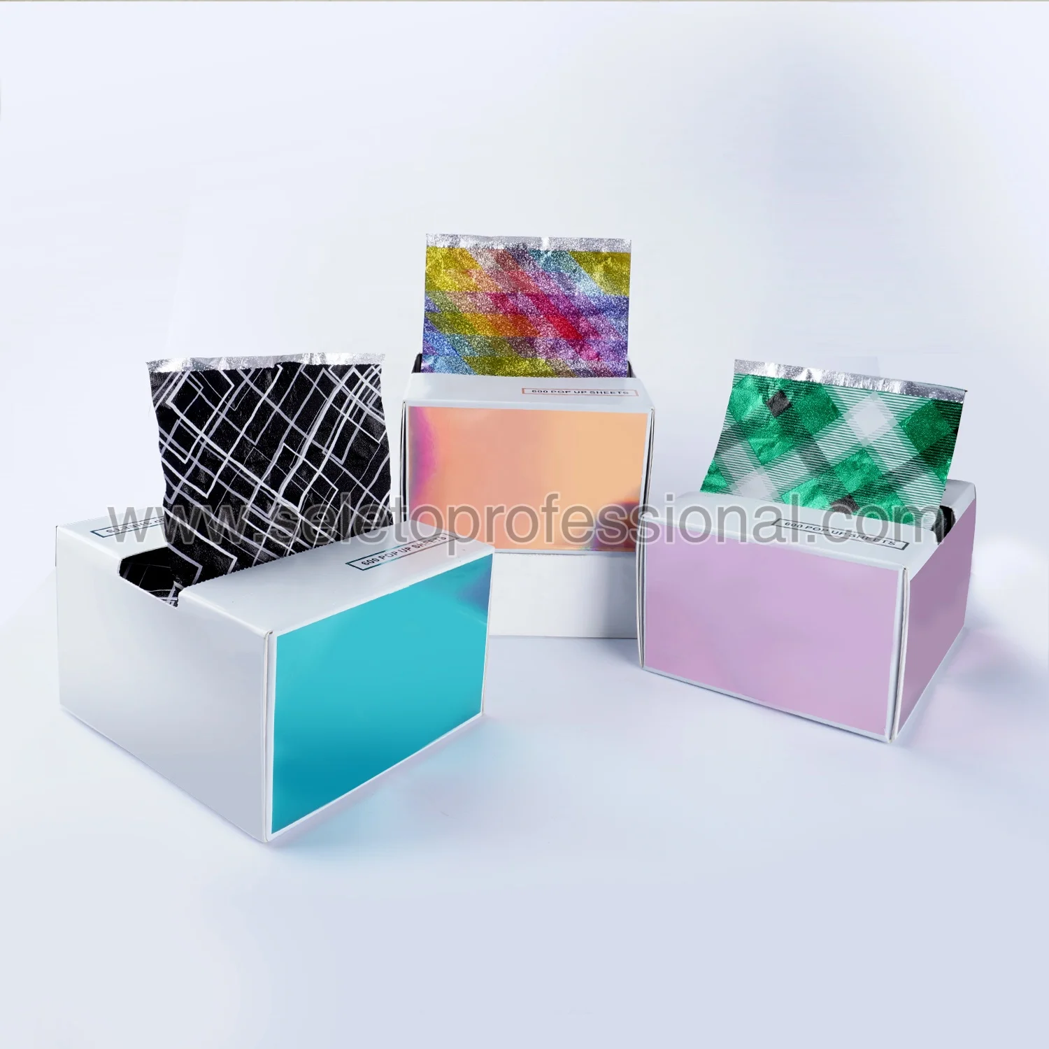 Professional hair coloring foil salon care aluminum foil pop up sheets barbershop perming hair foil