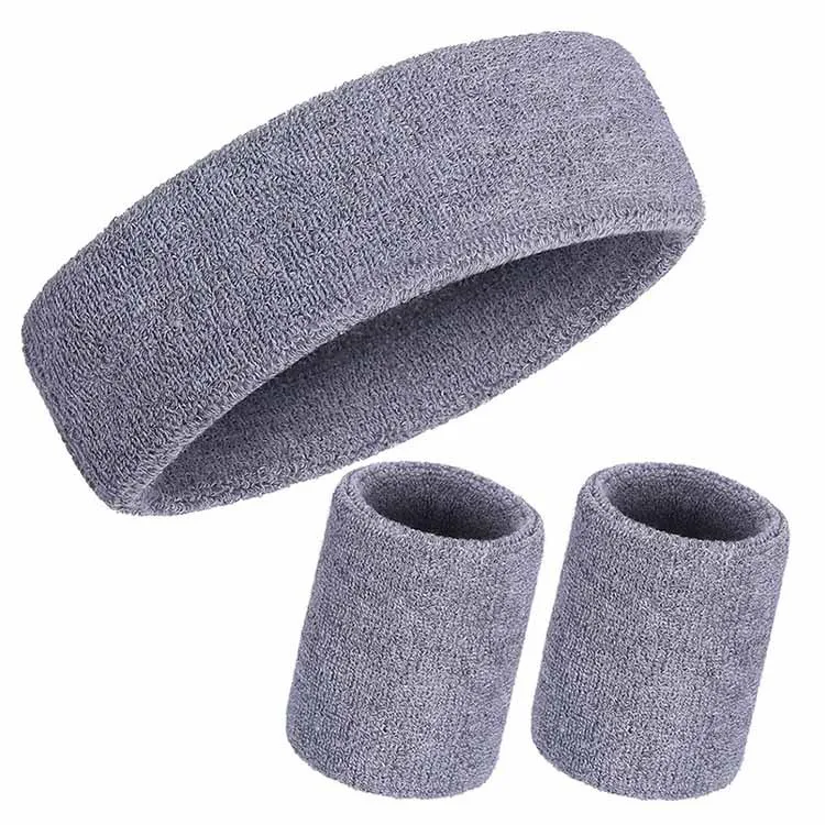 Cheap  Custom Sport Sweatbands Head Sweat BandsTenia Sweat Absorption Basketball Tennis Head Wrist band