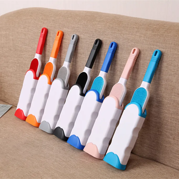 2020 Animal Pet Hair Removal Tool Double-Sided Lint Brush with Self-Cleaning Base in stock