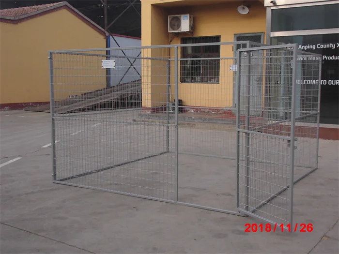 Easy to Install Galvanized Outdoor Dog Kennel Dog Cage