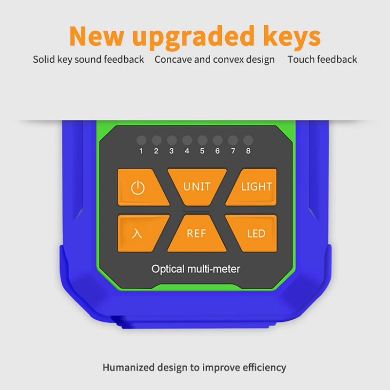 OEM Portable Network optical fiber cable tester High-precision 9 wavelengths G5 mini deviser optical power meter