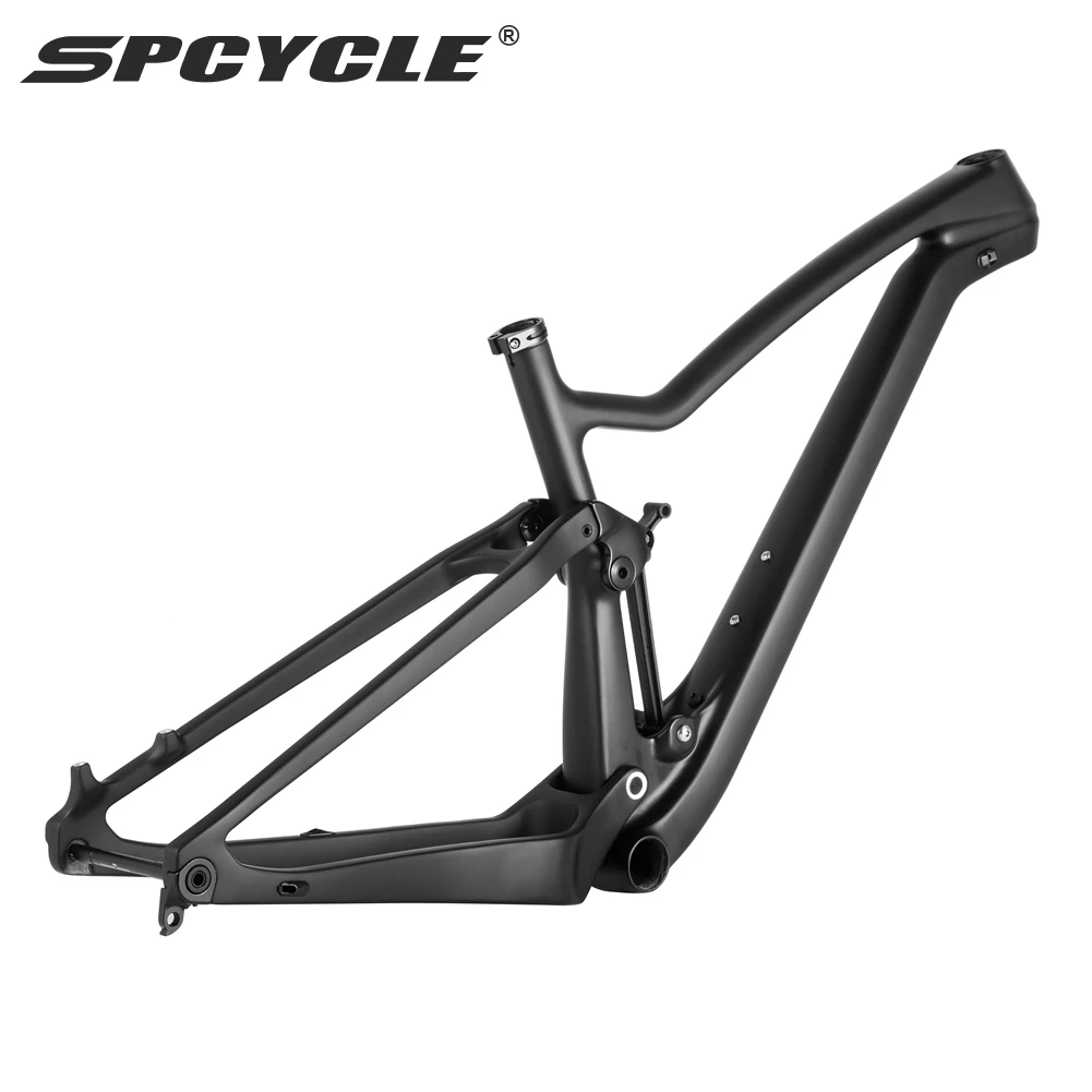 Spcycle T1000 Carbon MTB Frame Travel 100mm XC Cross Country 29er Carbon Full Suspension Frame
