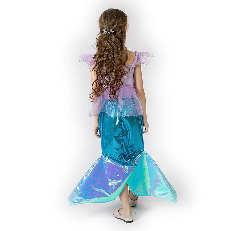 Girls Little Mermaid Ariel Dress Baby Mermaid Costume Kids For Girls