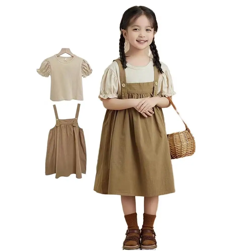 3 to 5 year girl princess casual custom spring summer cheap child clothes new design high quality children clothing