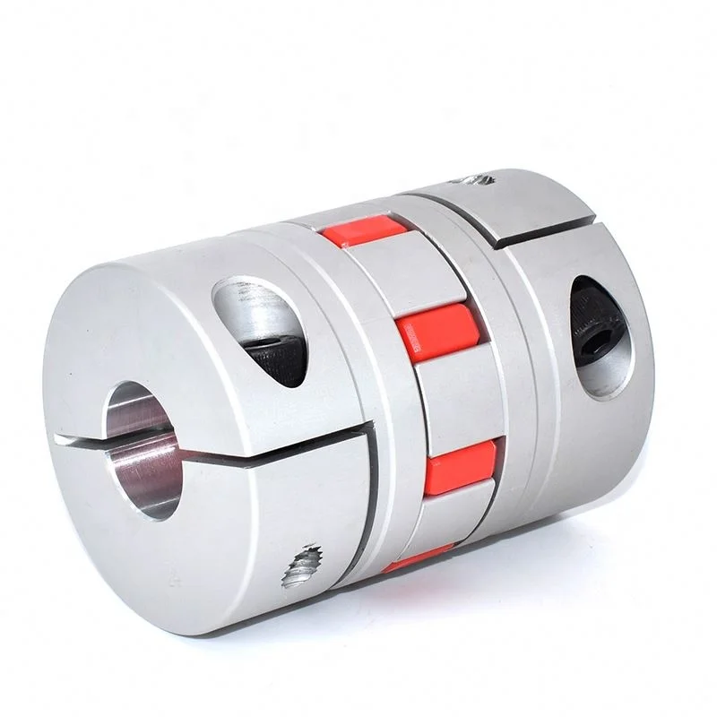 Detachable DFC Clamping Type Flexible Rubber Drop-out center design Jaw Shaft Couplings