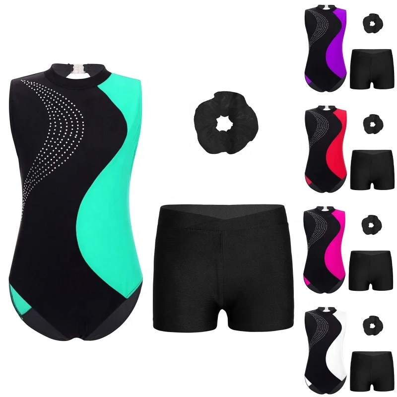 6-16 Professional Dance Leotard Child Kids Dancewear Stage Dance Wear Girl Gymnastics Clothing Training Dancewear