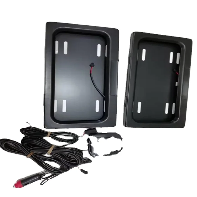 Автомобильные внешние части из нержавеющей стали черная электрическая сменная рамка бренда