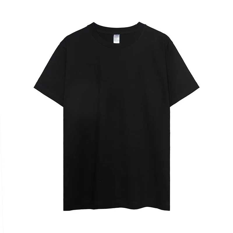 Custom Logo High Quality 300gsm Round Neck 100% Cotton cropped Puff Shirt Street Wearing Oversize Soft Unisex T-shirts Men