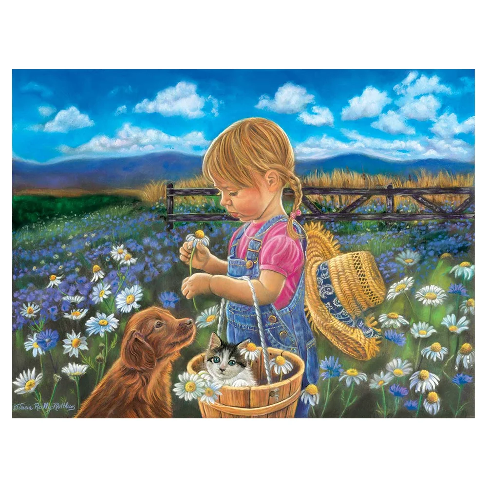 X-034 DIY girl Custom of Rhinestones Diamond Embroidery Beadwork Cross Stitch 5D Full Square Diamond Mosaic