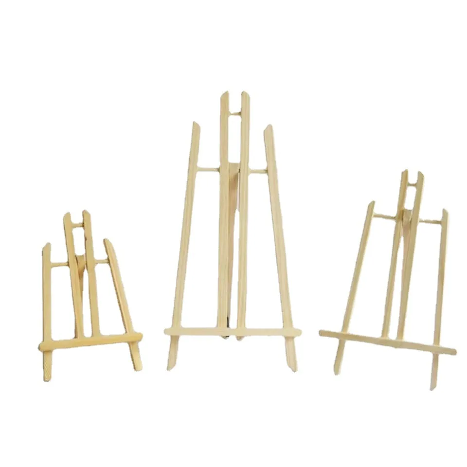 Hot sale 30cm board holder reading stand animation desktop solid wood easel laptop stand live tripod office stationery