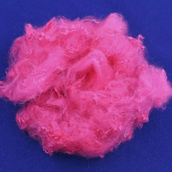 High quality 100% low melt polyester staple fiber 4D/51mm raw white from China factory