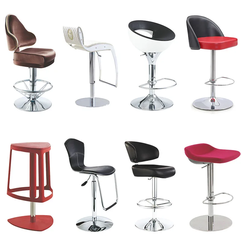 
Factory direct custom outdoor modern commercial kitchen bar counters adjustable swivel bar chair 
