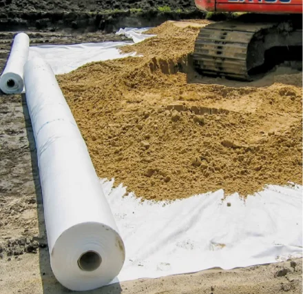 Earthwork Product 100% Polypropylene PP Staple Fiber Needle Punched Non Woven Geotextile