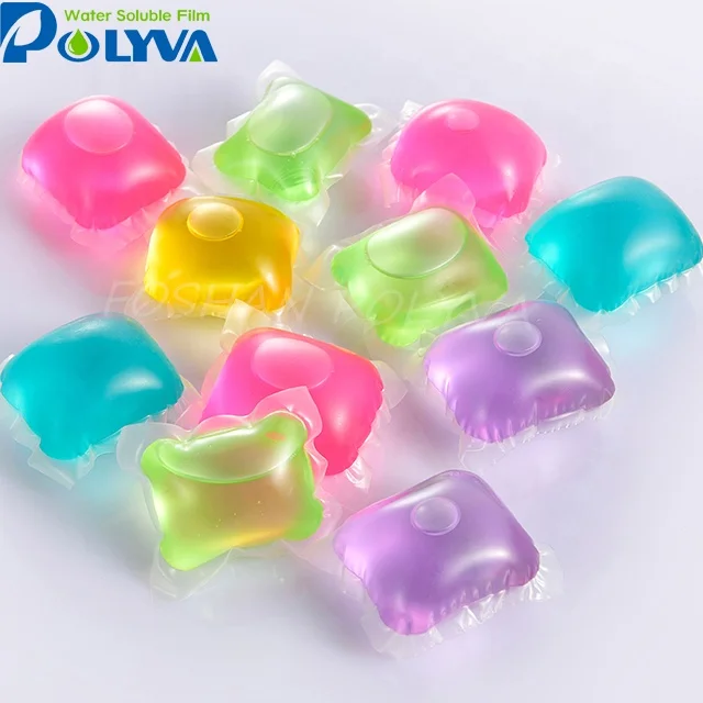 Polyva wash beads detergent liquid laundry pods organic soap liquid laundry detergent pod washing gel capsule