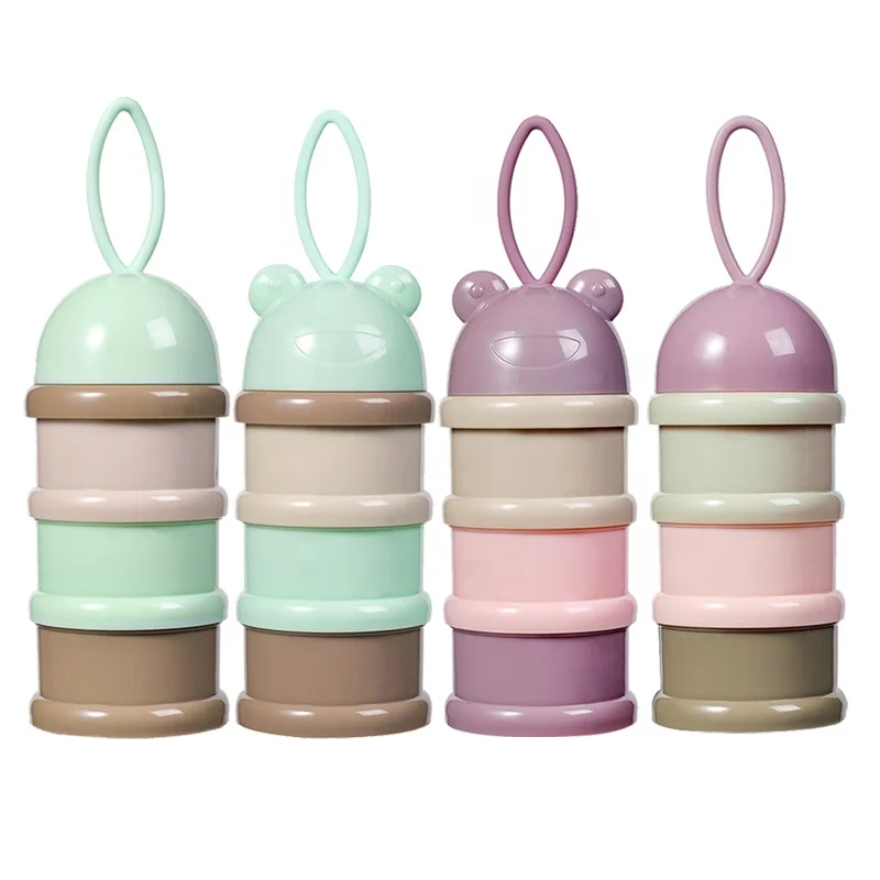 Portable Baby milk box powder dispenser Formula storage container Baby food box